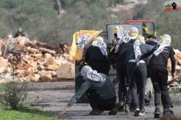 5 اصابات برصاص الاحتلال خلال قمع مسيرة كفر قدوم