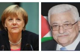 تفاصيل الاتصال الهاتفي بين الرئيس عباس والمستشارة الألمانية أنجيلا ميركل