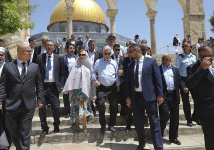 الرئيس التشيلي يزور الأقصى وإسرائيل "توبخ" السفير