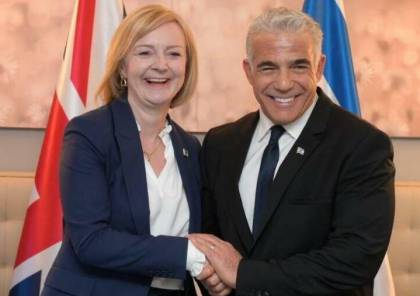 رئيسة وزراء بريطانيا الجديدة تبلغ لبيد بنيتها نقل سفارتها من تل أبيب إلى القدس المحتلة