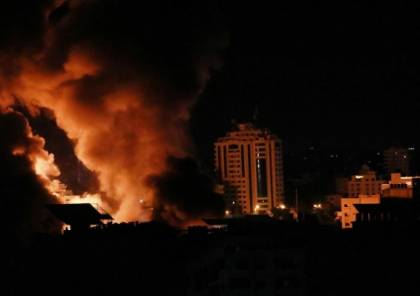 طائرات الاحتلال الاسرائيلي تقصف مواقع للمقاومة في قطاع غزة 