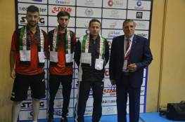 فلسطين تتأهل للدور الثاني لكرة الطاولة في "كأس العرب"