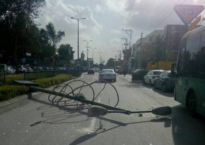 مصرع إسرائيلي وإصابات عدة وأضرار جراء العاصفة الجوية
