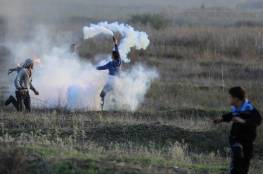 الاحتلال يُطلق قنابل الغاز تجاه المزارعين جنوب القطاع