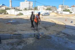بلدية غزة تستعد لاستكمال الصيانة المؤقتة للشوارع المتضررة