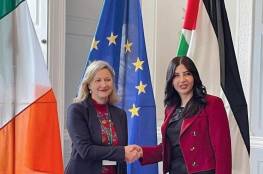 اتفاق فلسطيني ايرلندي على تعزيز التعاون والتنسيق في كافة الأطر والمجالات