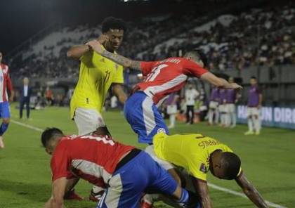 شاهد: مباراة باراغواي وكولومبيا تتحول لحلبة للـ"تايكوندو"
