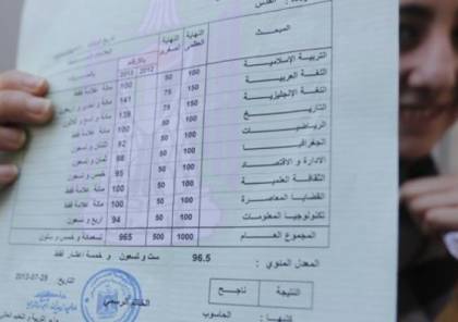 رابط نتائج الثانوية العامة التوجيهي 2023 في فلسطين