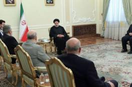 طهران: الرئيس الإيراني يستقبل النخالة 