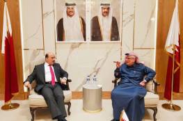 الدكتور الحساينة يلتقي السفير العمادي ويثمن جهود دولة قطر 