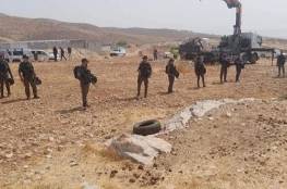 الاحتلال يصادر ثلاث خيام شرق نابلس