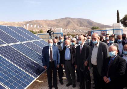 الحمد الله يدشن محطة النجاح الأولى للطاقة الشمسية في النصارية