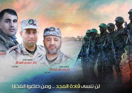 فيديو: القسام ينشر فيديو في ذكرى استشهاد قادته الثلاثة في حرب غزة