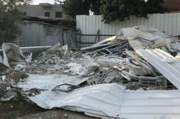الجرافات الإسرائيلية تهدم منزلا في اللد