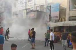 3 إصابات في حريق بمطعم شمال قطاع غزة