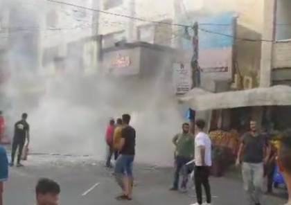 3 إصابات في حريق بمطعم شمال قطاع غزة