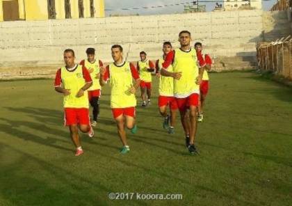 غزة الرياضي يستأنف تدريباته لمرحلة إياب الدوري