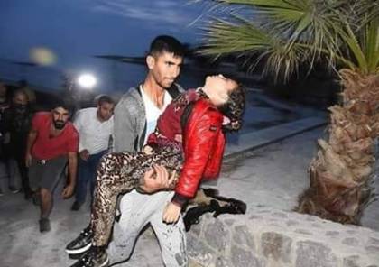 شاهد .. وفاة طفلة من غزة في غرق قارب مهاجرين في تركيا 
