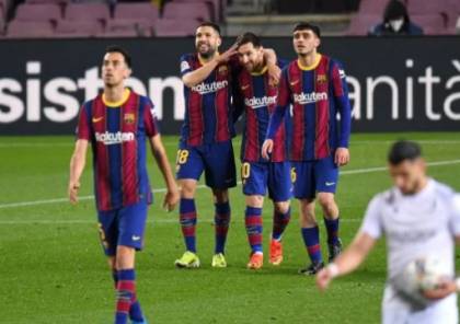 رد فعل لاعبي برشلونة بعد تعثر أتلتيكو مدريد