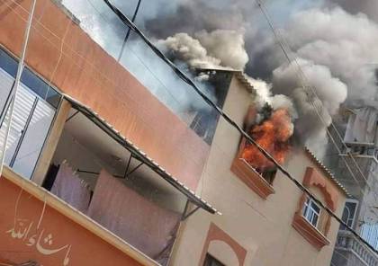 اندلاع حريق في منزل بمنطقة الشيخ رضوان
