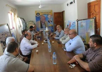 وفد قيادي من حماس يزور مكتب الجبهة الشعبية- القيادة العامة بغزة