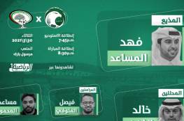 رابط مشاهدة مباراة السعودية وفلسطين بث مباشر في التصفيات 2021