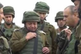 شاهد: ماذا يفعل رئيس اركان جيش الاحتلال على حدود غزة ؟