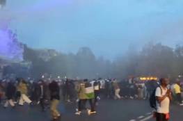 الأمن الفرنسي يتعامل بعنف مع مظاهرة مؤيدة لفلسطين في باريس (فيديو)