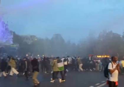 الأمن الفرنسي يتعامل بعنف مع مظاهرة مؤيدة لفلسطين في باريس (فيديو)