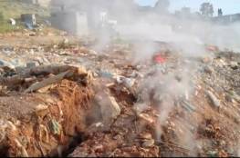 “جودة البيئة”: قرى غرب رام الله منطقة ساخنة لتهريب النفايات الاسرائيلة الخطرة