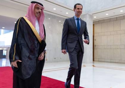 الرئيس السوري يستقبل وزير الخارجية السعودي في أول زيارة لدمشق منذ 2011