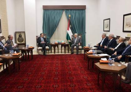 الرئيس عباس يستقبل مستشار الأمن القومي لنائب الرئيس الأميركي فيليب غوردون