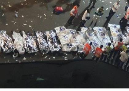فيديو: هتافات وشتائم ضد نتنياهو خلال زيارته لحادثة الجسر في ميرون