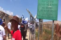 مزارعون إسرائيليون يحتجون قرب الحدود اللبنانية رفضًا لخطة الإصلاح الحكومية