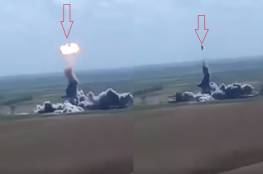  شاهد الفيديو : “داعشي” يطير في الهواء ثم ينفجر !