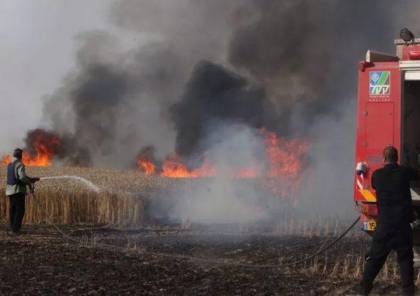 اعلام اسرائيلي: اندلاع 17 حريقًا في مستوطنات غلاف غزة هذا اليوم
