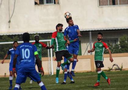 5 مباريات في دوري غزة اليوم