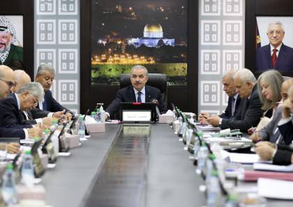 الحكومة تصادق على اتفاقية الإطار الخاصة بحقل غاز "غزة مارين"