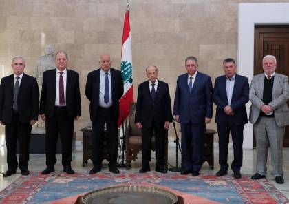 الرجوب للرئيس اللبناني: القيادة الفلسطينية تعمل على ثلاثة مسارات لاستعادة حقوق شعبنا