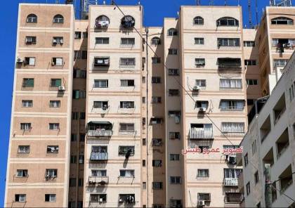 الاشغال توضح حقيقة التشققات في برج السوسي وسط مدينة غزة 