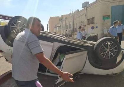 بيت لحم: إصابة مواطنين بجروح بعد انقلاب مركبتهما