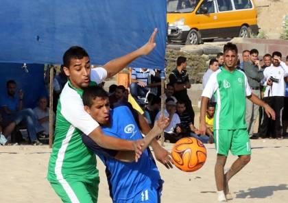 فوزان للصداقة وغزة الرياضي بافتتاح الشاطئية
