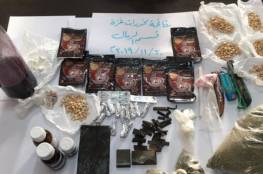 مكافحة المخدرات بغزة تضبط 4310 حبة مُخدرة