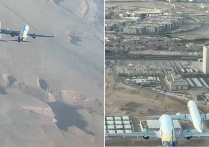 فيديو يحبس الأنفاس لاقتراب طائرتي ركاب من بعضهما فوق الرياض (شاهد)