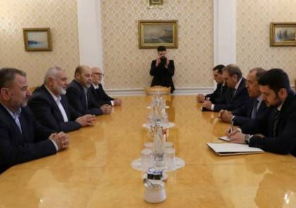 موسكو: لافروف يستقبل وفد حركة "حماس" برئاسة هنية