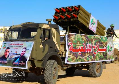 بالصور .. عرض عسكري كبير للقسام في ذكرى انطلاقة حماس 