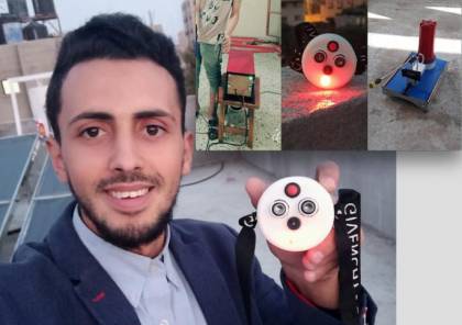 شاب من غزة يخترع "ميدالية كورونا الذكية" للحفاظ على التباعد في الأماكن العامة
