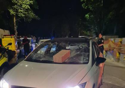 إصابة شرطي إسرائيلي رشقا بالحجارة قرب العيساوية