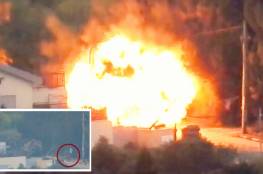 "حزب الله" يعرض مشاهد من استهدافه آلية عسكرية إسرائيلية في "المطلة" (فيديو)