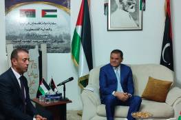 الدبيبة من السفارة الفلسطينية في طرابلس: نرفض أي تطبيع مع دولة الاحتلال 